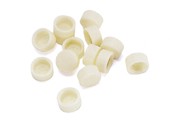 Cap, snap, 11 mm, polyethylene olefin, 500/pk图片
