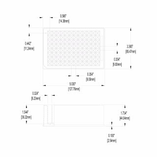 存储/反应微孔板,96孔,聚丙烯,2 mL/方形孔,金字塔形底部,44 mm高,5/包,用于201240-100样品包.图片
