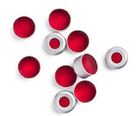 Cap, crimp, 8 mm PTFE/silicone/PTFE septa, 500/pk图片