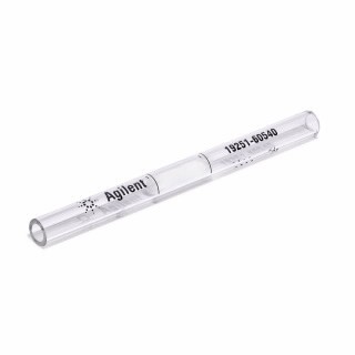 Inlet liner, split, straight, with glass wool, 25/pk图片