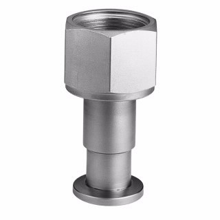 KF到母头VCR转接头,NW 40KF法兰到0.50英寸母头VCR,长1.65英寸图片