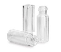 Vial, screw top, polypropylene, 250µL fixed glass insert, 100/pk图片
