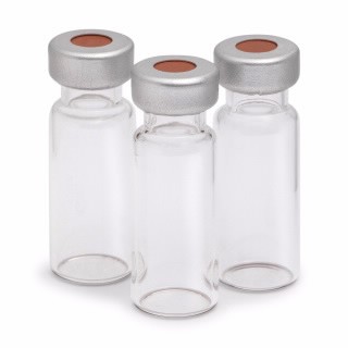 玻璃样品瓶,12 x 32 mm,预压盖,适用于400-DS,100/包图片