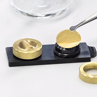 镀金滤膜,直径25 mm,孔径0.8µm,25/包图片