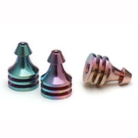 Flexible Metal ferrule, UltiMetal Plus, 0.4 mm id, for 0.1 to 0.25 mm id fused silica tubing, 10/pk图片