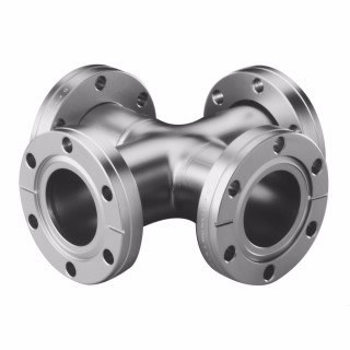 四通,ConFlat法兰,2.75英寸(DN 40 CF),1.5英寸管,不锈钢图片