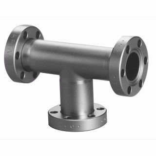 三通,ConFlat法兰,4.50英寸(DN 63 CF),2.50英寸管外径,不锈钢图片