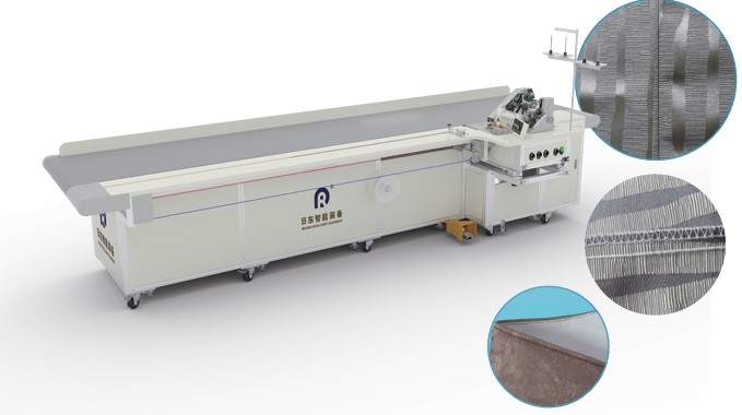 三免窗帘工艺丝带机图片