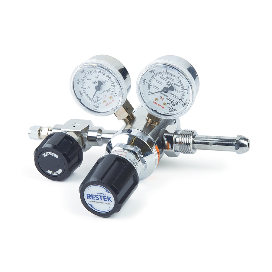 双级超高纯减压阀,惰性气体,CGA580,镀铬黄铜图片