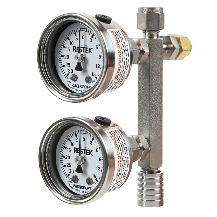 土壤气体采样器,双表,母头RAVEqc快速连接出口接头,100 mL/min图片