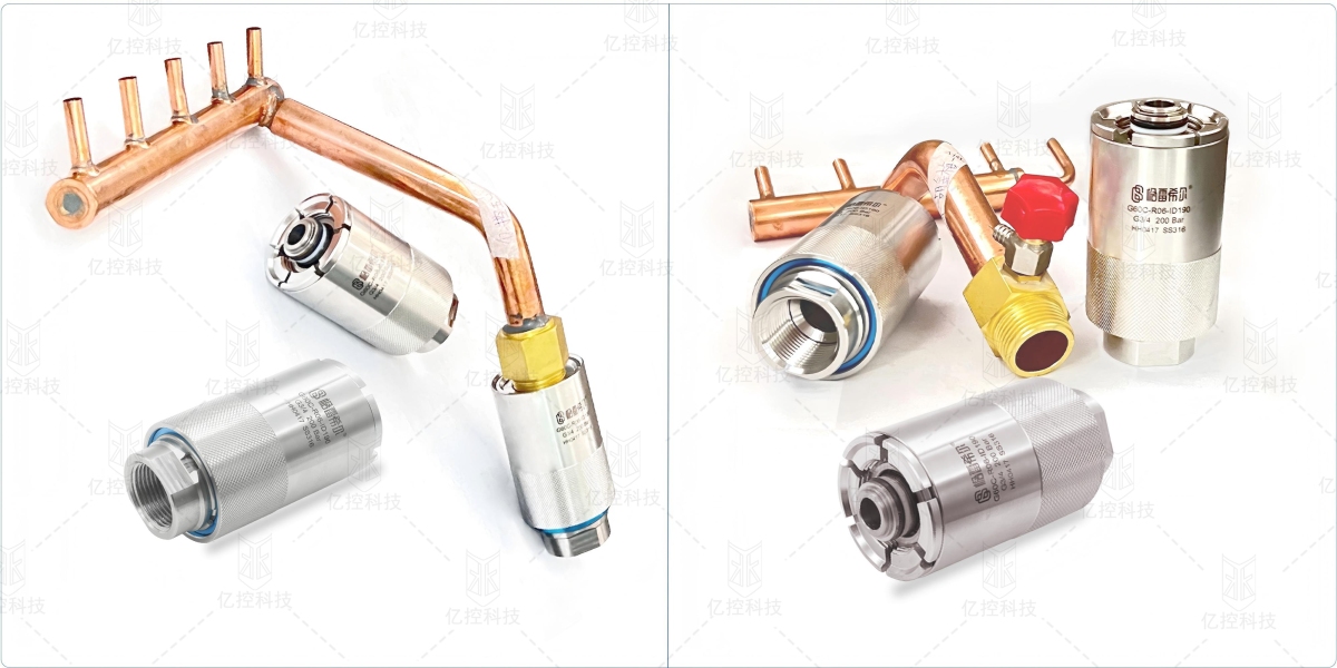 格雷希尔G60C定制款接头在空调铜管的应用