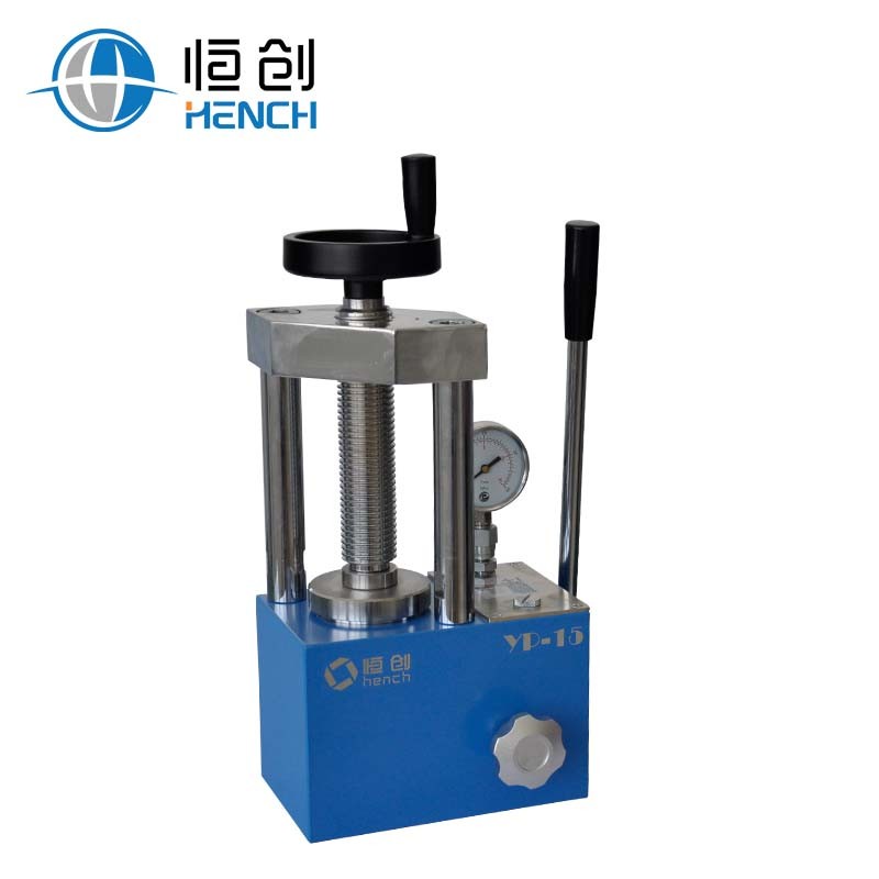 15吨两柱加高手动压片机图片