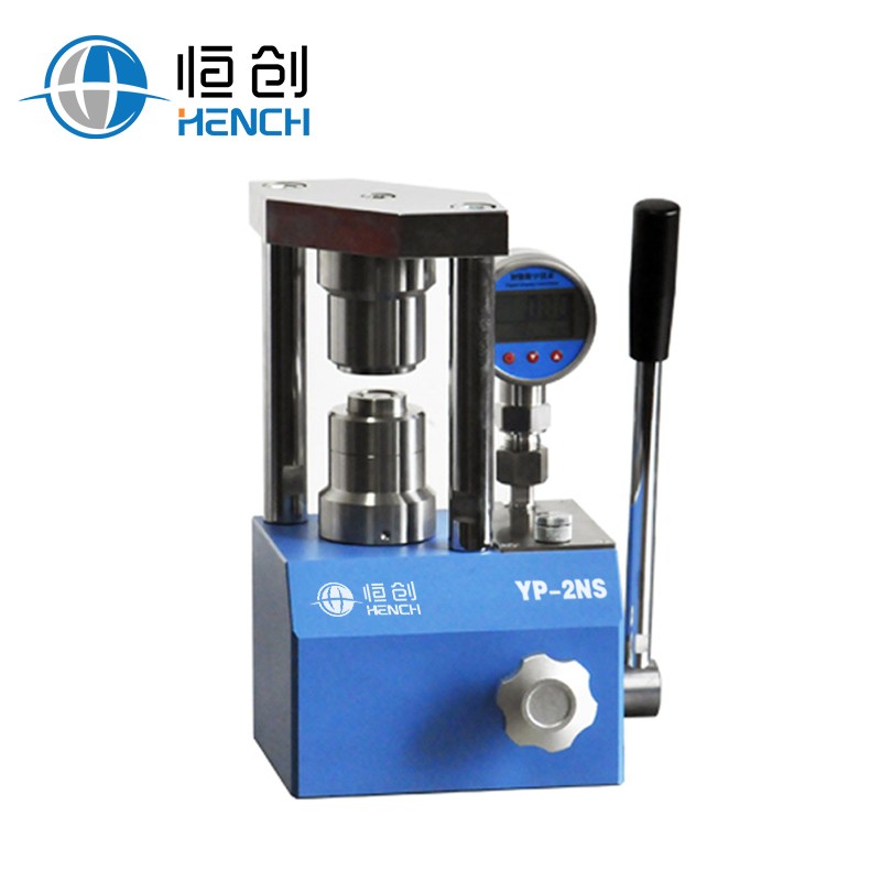 数显手动纽扣电池封口压片机图片