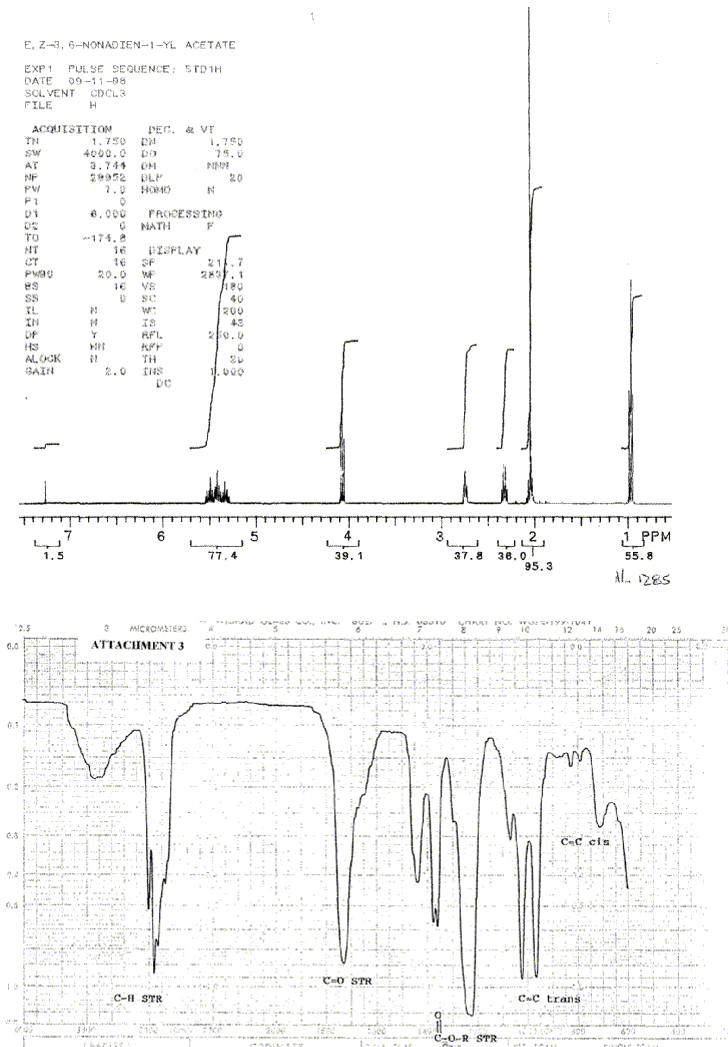 (3E,6Z)-Nona-3,5-dienyl acetate光谱图1