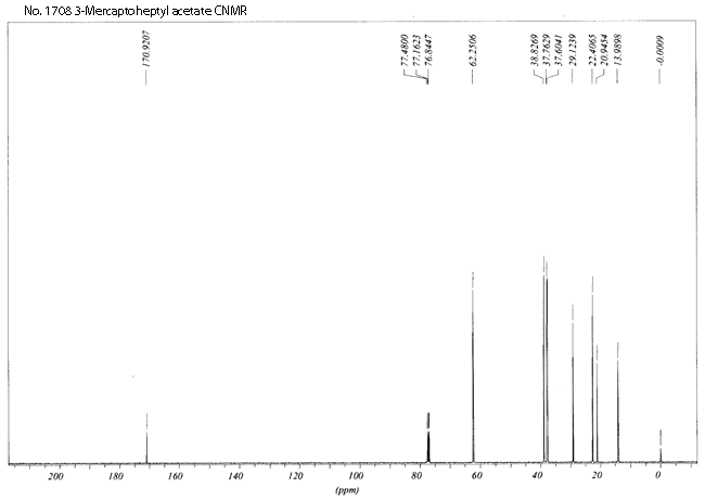 3-Mercaptoheptyl acetate光谱图1