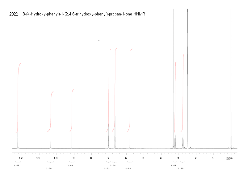 2',4',6'-Trihydroxy-3-(4-hydroxyphenyl)propiophenone光谱图1