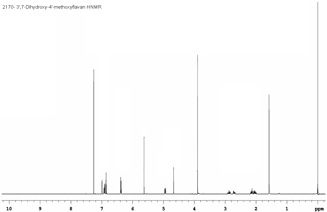 3',7-Dihydroxy-4'-methoxyflavan光谱图1