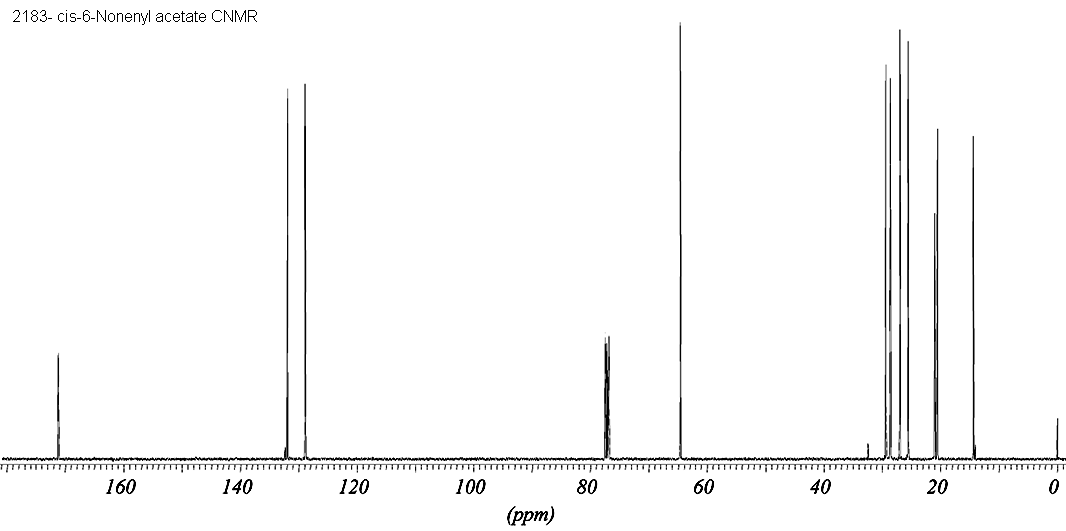 (Z)-non-6-enyl ethanoate光谱图1