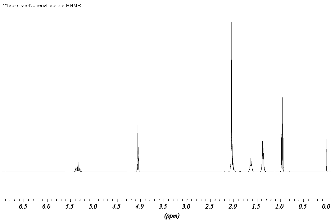 (Z)-non-6-enyl ethanoate光谱图2