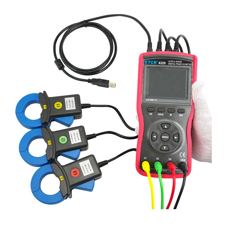 大口径三相数字相位伏安表ETCR4320图片