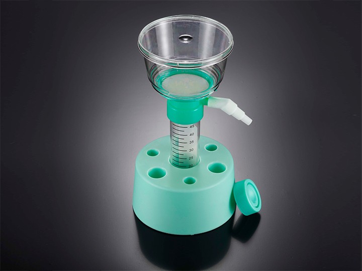 管式过滤器套装,包含上杯盖, 150ml上杯, 50mL锥形离心管,离心管座, PVDF膜, 0.22μm,灭菌, FCF010008图片