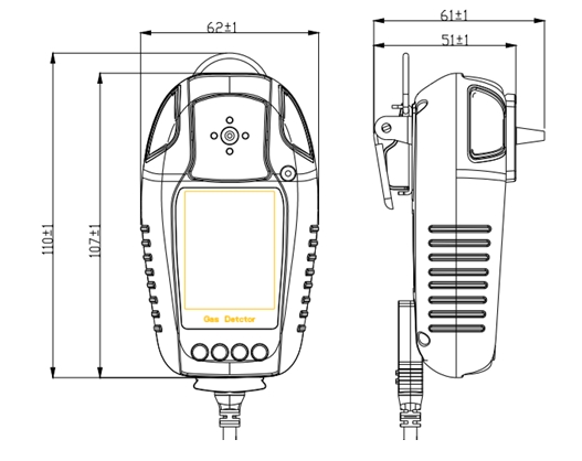 安帕尔 SPES-CO 独行者系列手持式一氧化碳浓度检测仪详情图1