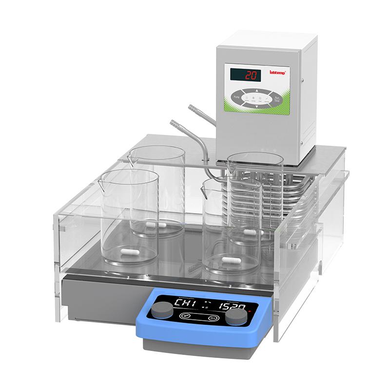 OBCEA-9B多点磁力搅拌恒温槽, 30L/9搅拌点图片