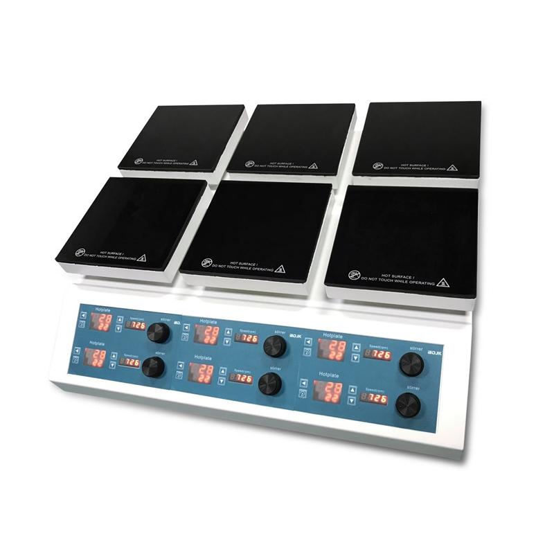 HMS-901D6多联加热磁力搅拌器, 6联图片