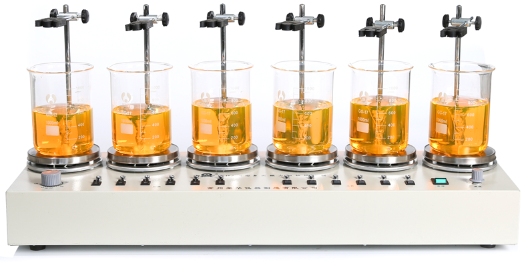 荣华HJ-6多头磁力加热搅拌器展示图