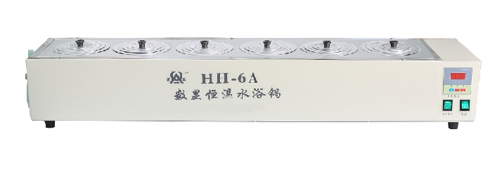 荣华 HH-6A(单) 数显恒温磁力搅拌水浴锅详情图1