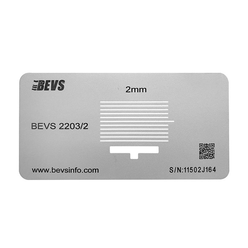BEVS 2213/2S漆膜划格板,划格数11条,间距2mm图片