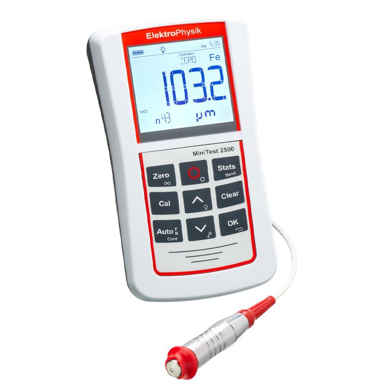 EPK MiniTest 2500涂层测厚仪配高精度F05探头测薄涂层图片