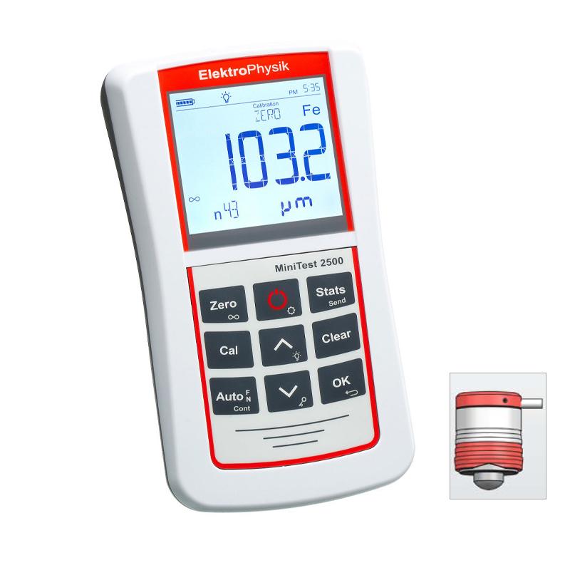 MiniTest 2500 N20 EPK,涂层测厚仪,有色金属上绝缘涂层,橡胶,塑料和玻璃图片
