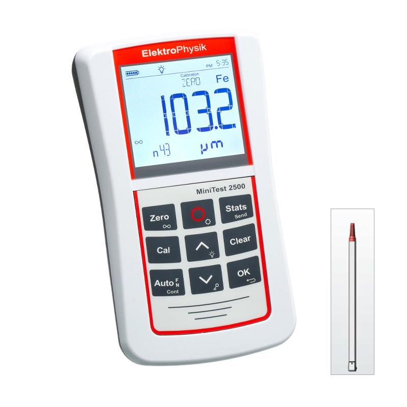 EPK MiniTest 2500涂层测厚仪FN1.6/90探头测管道图片