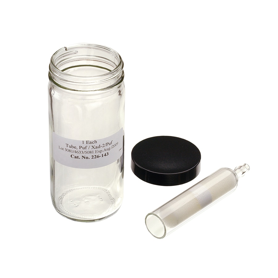 小型清洁聚氨酯泡沫(PUF)PUF/XAD柱,外径22 mm x长度100 mm,30 mm PUF/1.5 g XAD-2/30 mm PUF图片