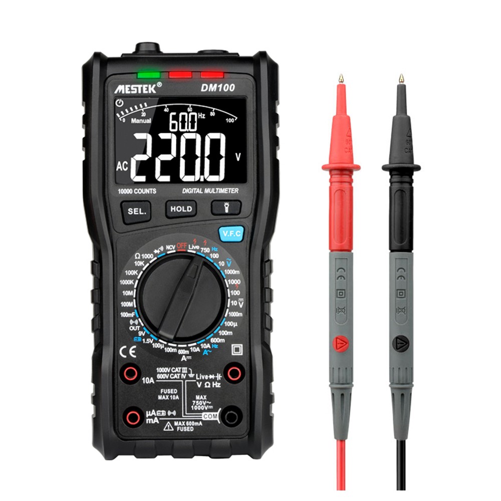 DM100 10000计数高速测量专业数字万用表图片