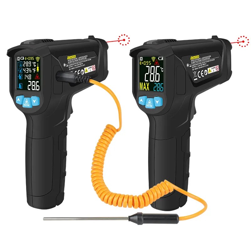 IR02B彩屏手持工业红外测温枪图片