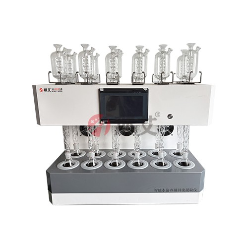 NAI-HL12S(双温区/高通量)智能水浴冷凝回流提取仪图片