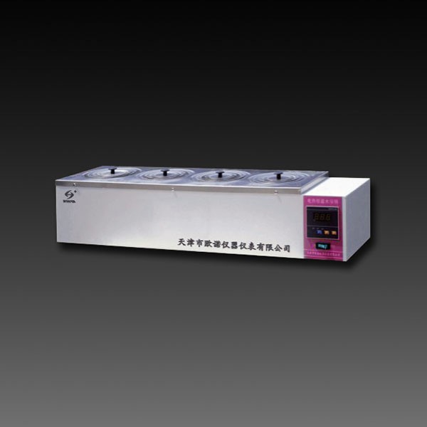 一列四孔恒温水浴锅图片