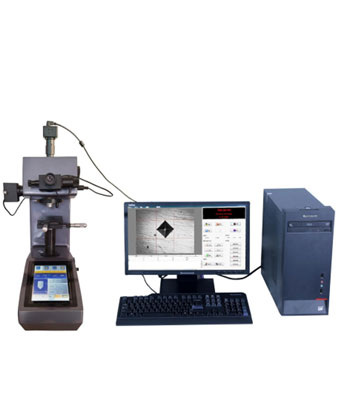 HVS-1000AT-CCD触摸屏数显自动转塔显微维氏硬度计+图像处理图片