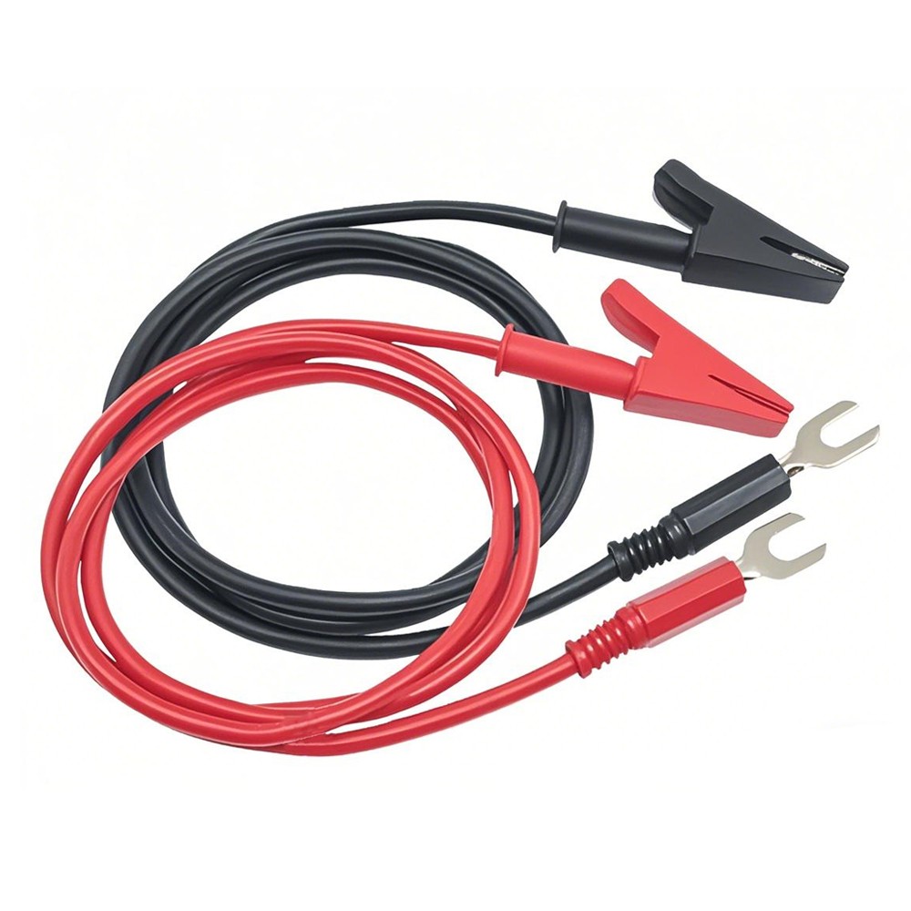 6mmU型夹转鳄鱼夹线PK1049摇表/兆欧表笔测试用图片