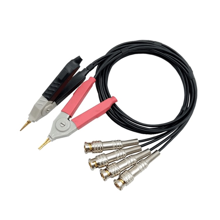 低电阻LCR数字电桥四端测试线开尔文夹PK26011图片