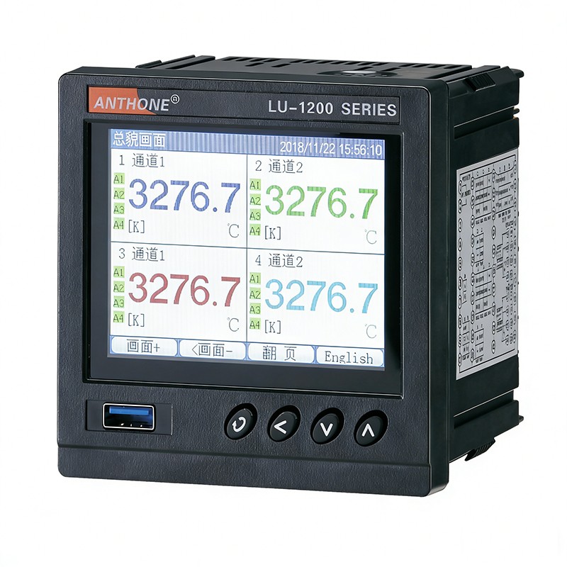 LU-R1200真彩液晶显示智能无纸记录仪图片