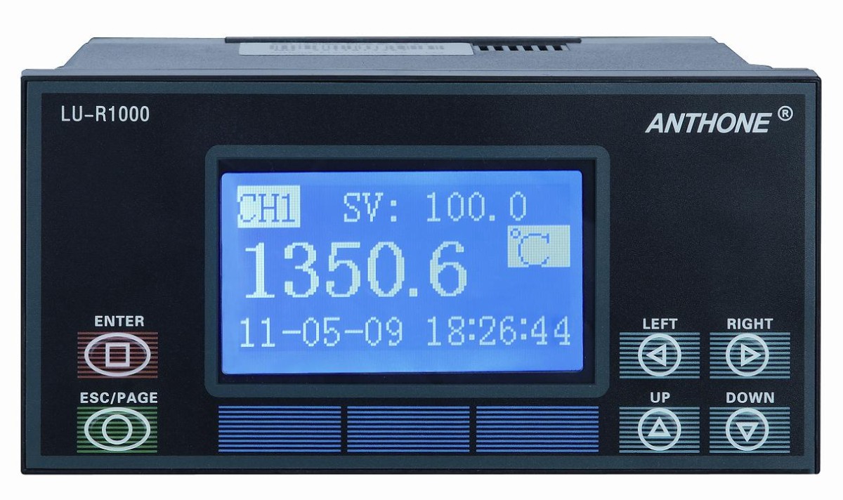 LU-C1000单色液晶显示过程控制无纸记录仪图片